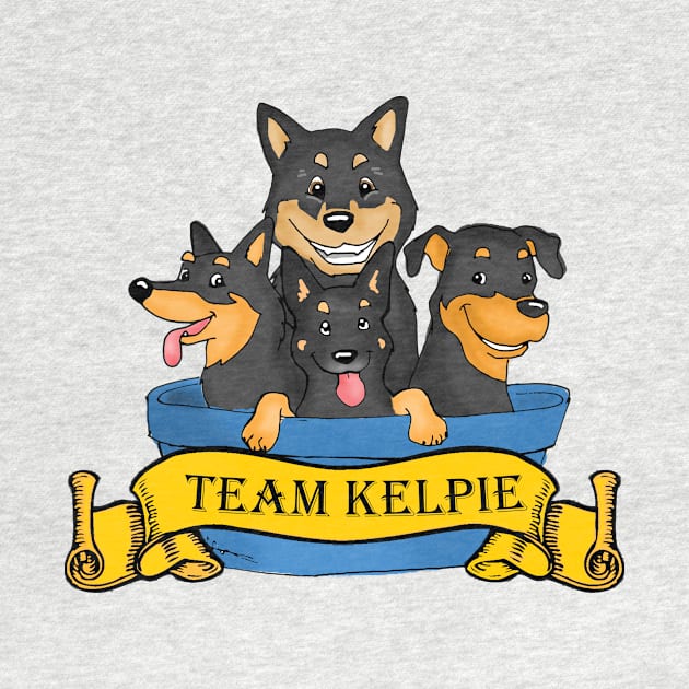 team kelpie by Ahkneetah